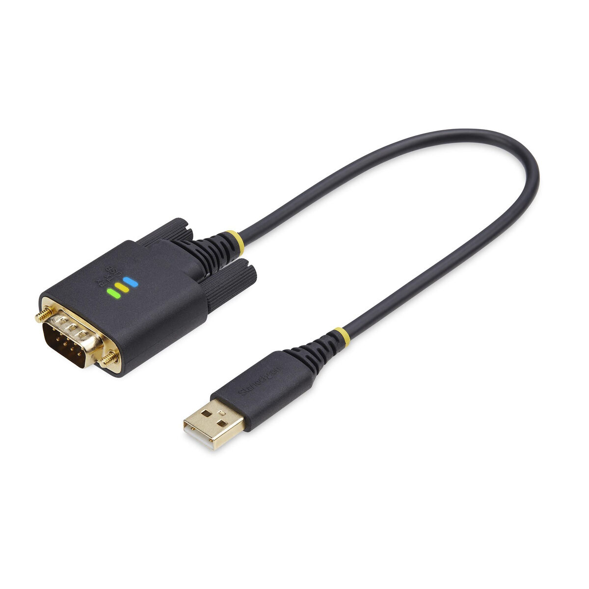USB kabel Startech 1P1FFC-USB-SERIAL Černý 30 cm